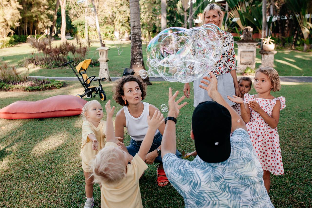 A bubble party for twins, where everything existed twice — photo 2
