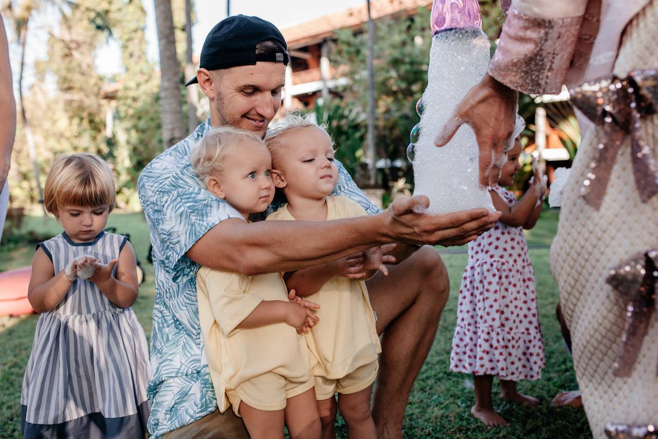A bubble party for twins, where everything existed twice — photo 4