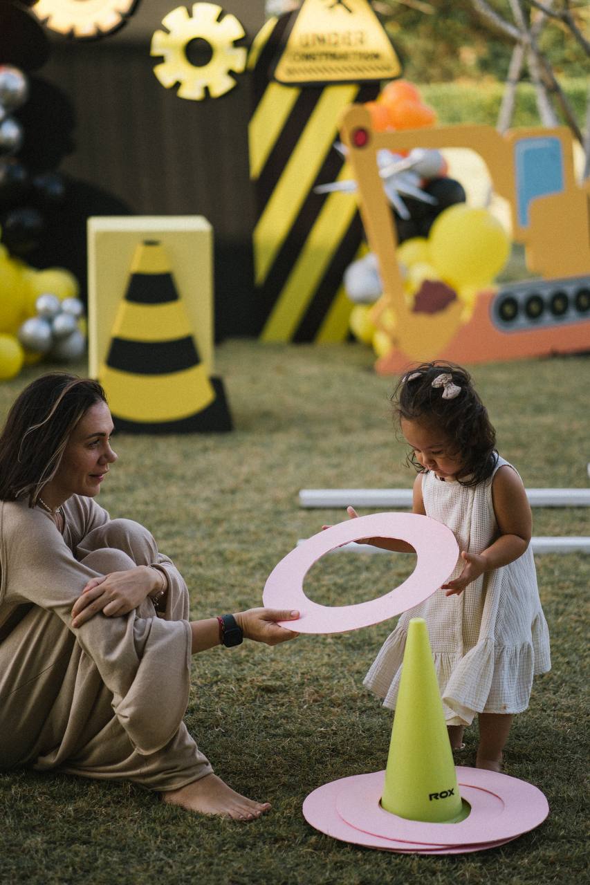 A builders' party pitched exactly at three years old — photo 8