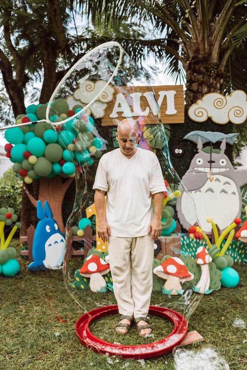 A first birthday inside a Ghibli forest — photo 6