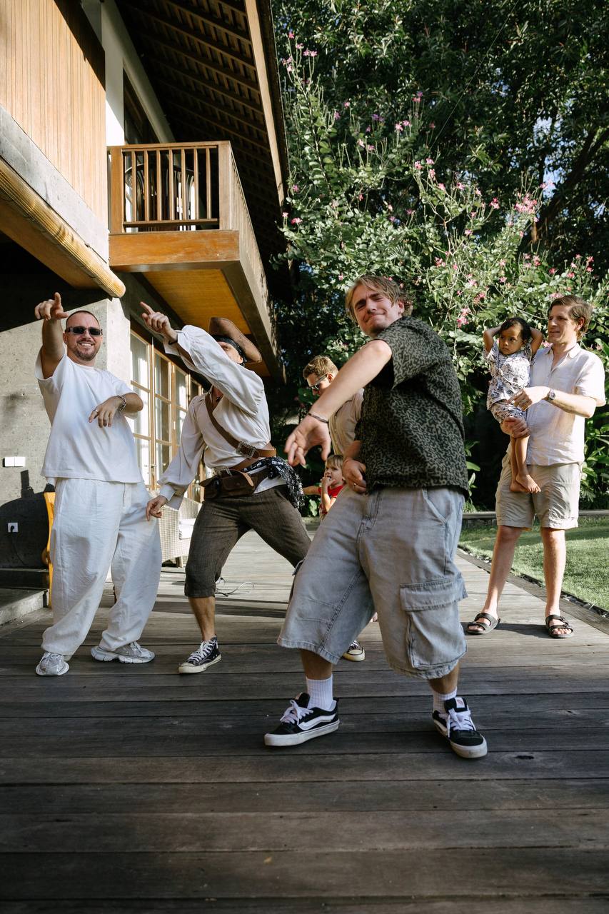 The pirate party that turned into a dance floor — a kids birthday party in Bali