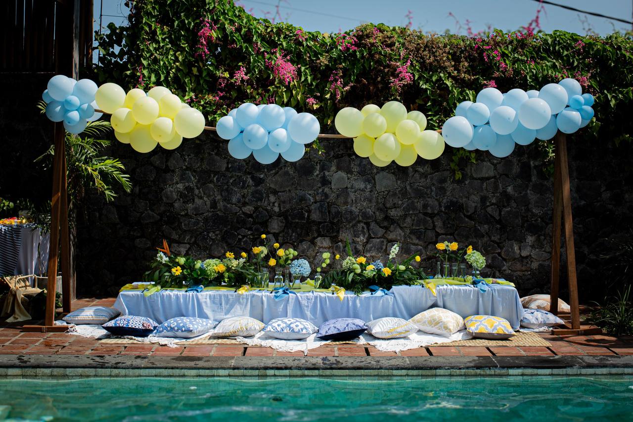 The Roblox birthday where the parents never got up from the table — a kids birthday party in Bali