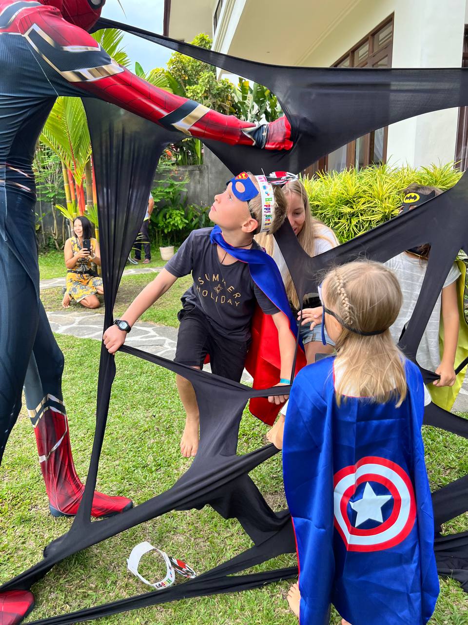A Spiderman party where every guest arrived as somebody — photo 3