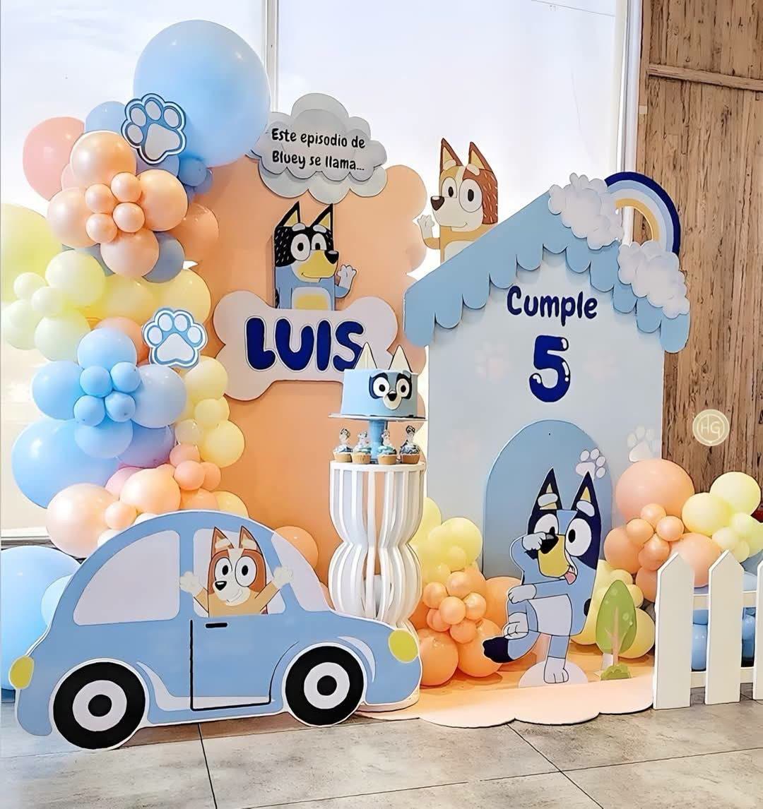 Bluey birthday party in Bali