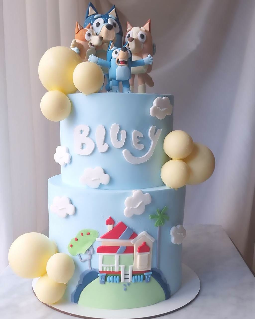 Bluey birthday party in Bali — real party photo 2