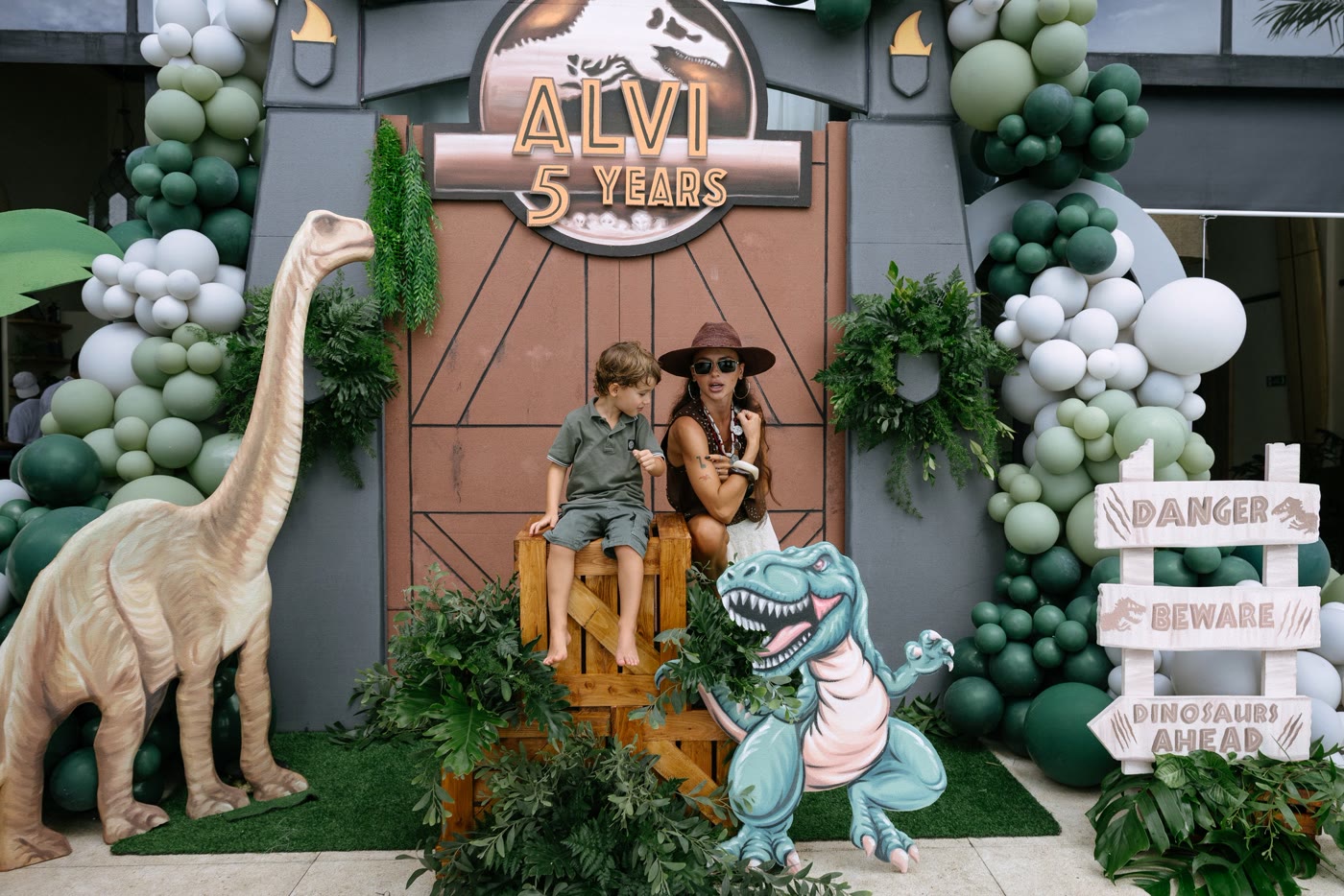 Dinosaurs birthday party in Bali