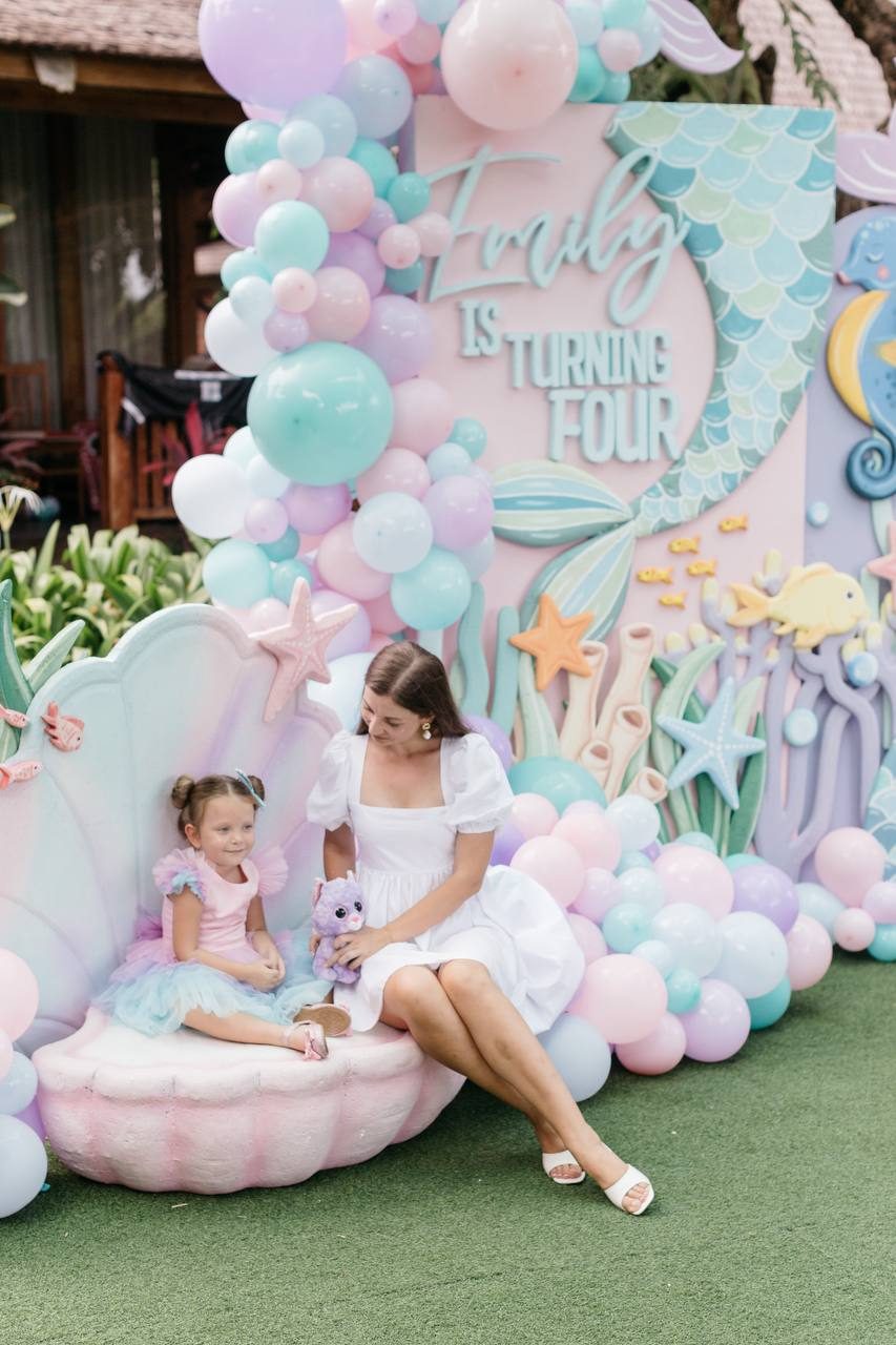 Little Mermaid birthday party in Bali