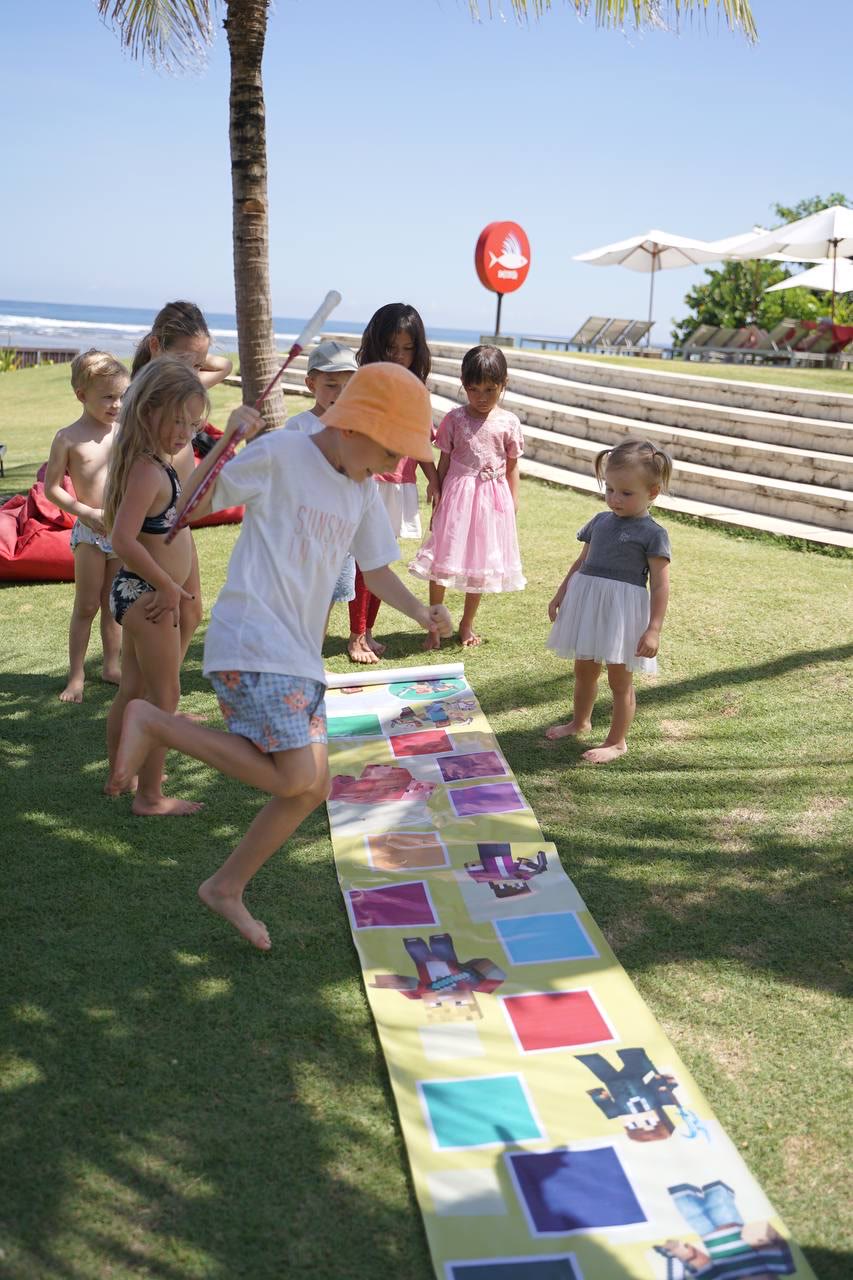 Minecraft birthday party in Bali — real party photo 2