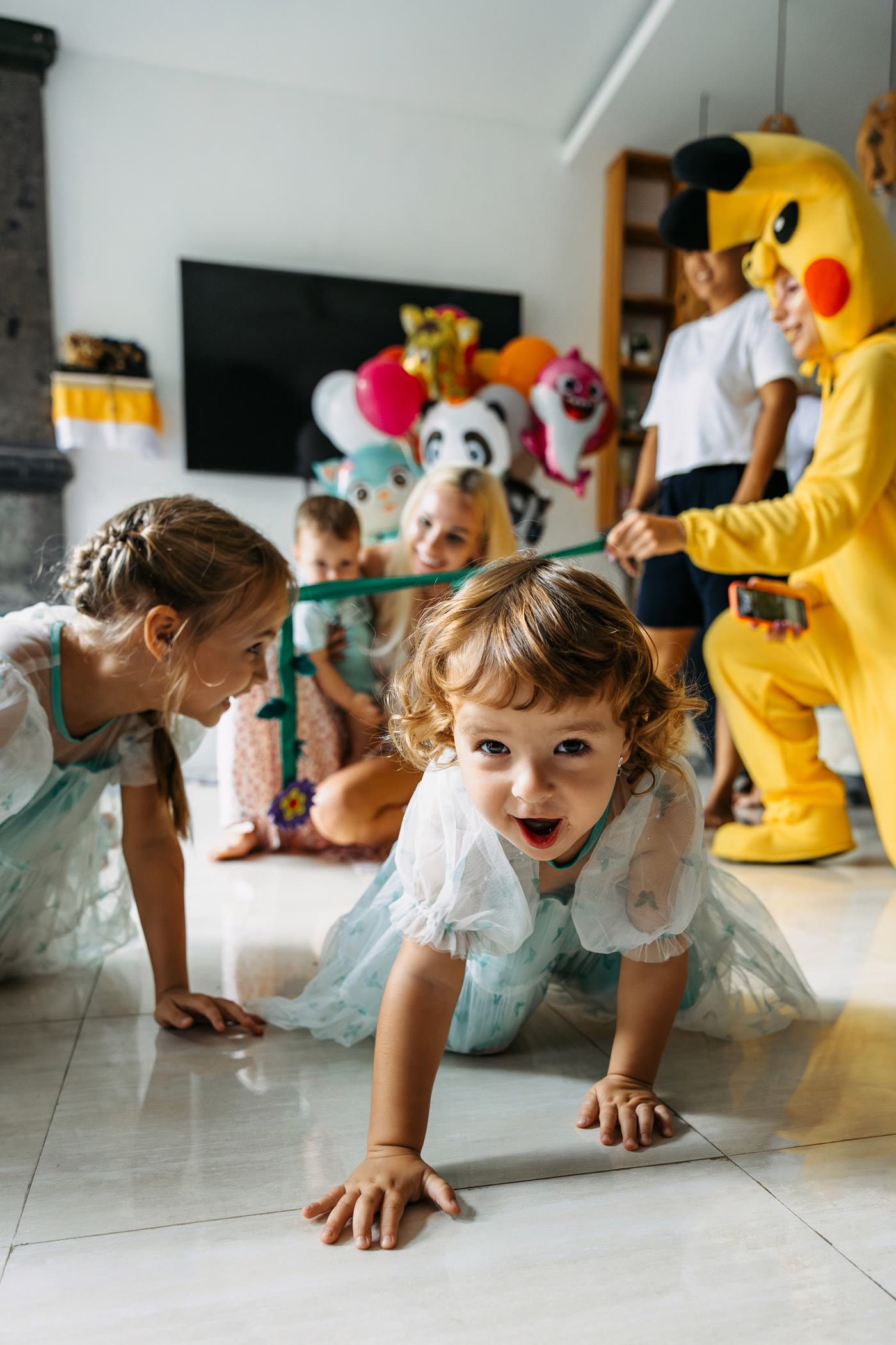 Pikachu birthday party in Bali — real party photo 2