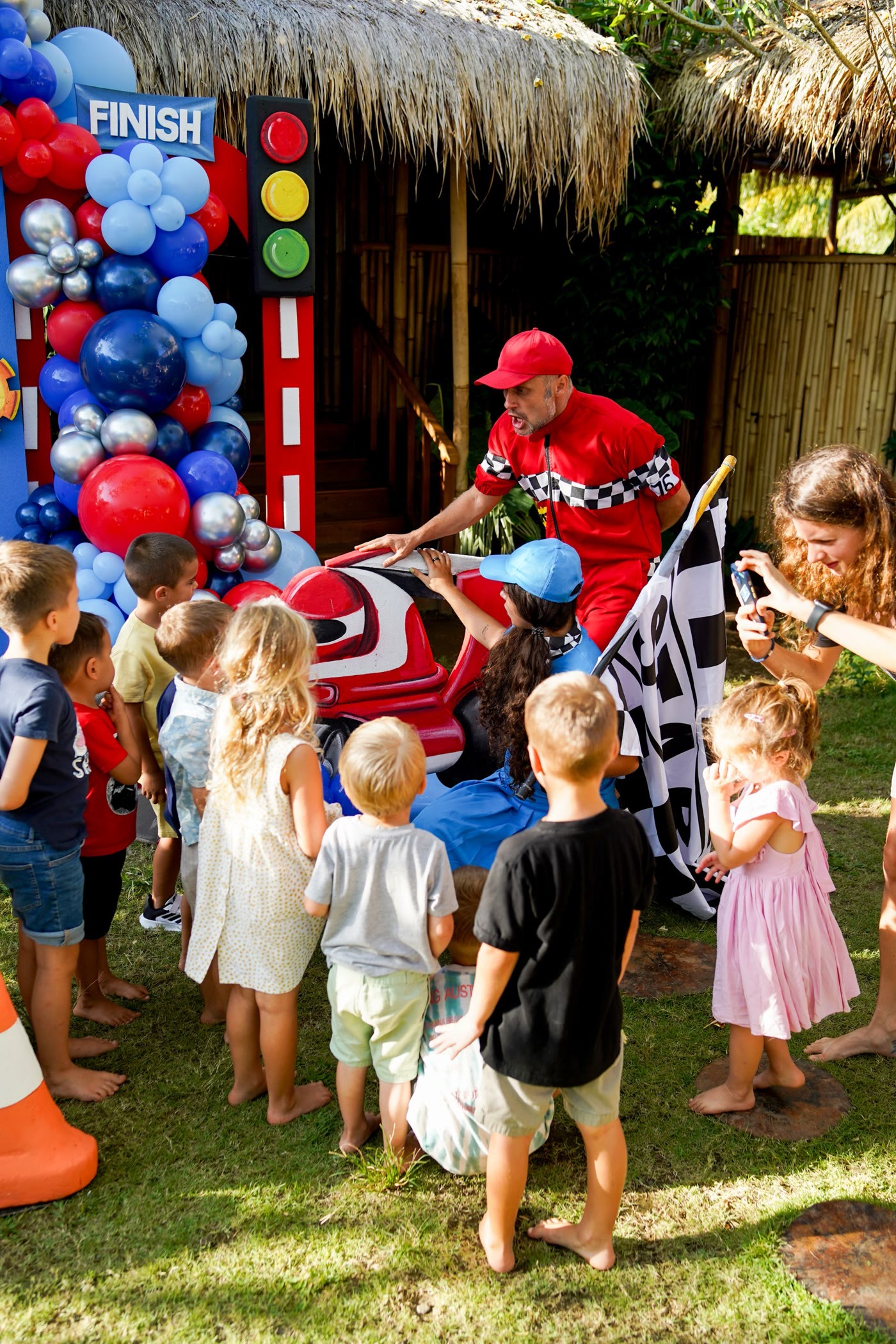 Racing & Cars birthday party in Bali — real party photo 2