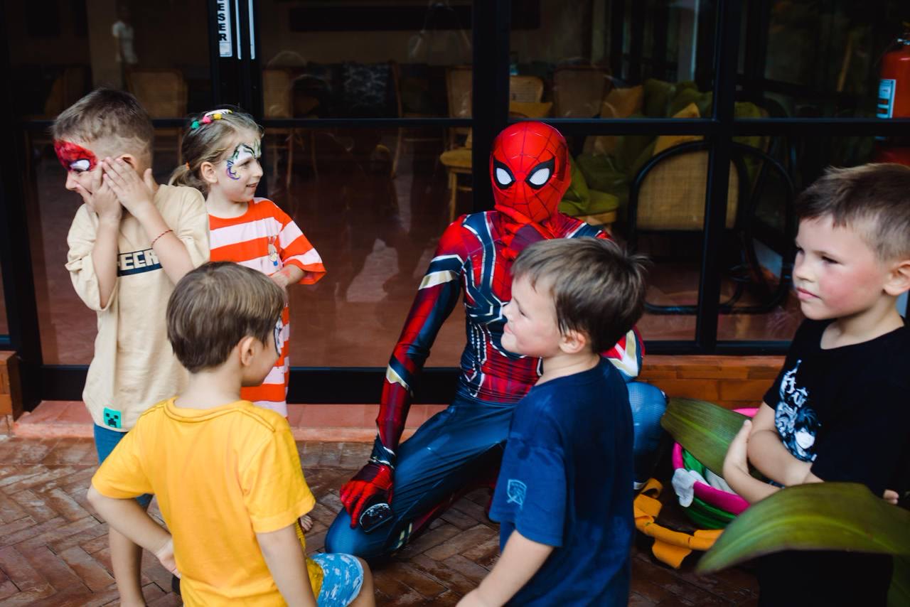 Spiderman birthday party in Bali — real party photo 3